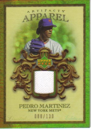 2007 Upper Deck Artifacts Apparel Limited Edition  #MLP-PM Pedro Martinez   Mets  /130