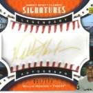 2007 Upper Deck Sweet Spot  Classic Signatures  Willie Horton   Tigers  /175  Gold Ink / Red Stitch