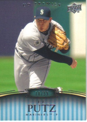 2008 Upper Deck Premier  #168 J.J. Putz   Mariners  /99