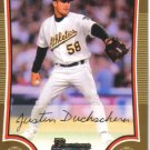 2009 Bowman Gold  #83 Justin Duchscherer   A's