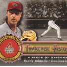 2009 Upper Deck Piece of History Franchise History Black  #RJ Randy Johnson   Diamondbacks  /149