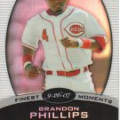2008 Topps Finest Finest Moments Refractor  #BP Brandon Phillips   Reds