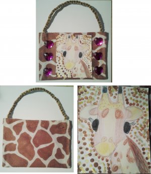 ~~~ GIRAFFE ~ PURSE ~~~