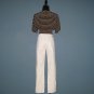 NWT Ralph Lauren Blue Label Ivory Distressed Suede Jeans Pants - 28