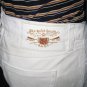 NWT Ralph Lauren Blue Label Ivory Distressed Suede Jeans Pants - 29