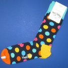 NWT Happy Socks Blue Multi-Colored Dot Cotton Socks NWT Happy Socks Blue Multi-Colored Dot Cotton Socks