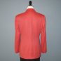 Pre-Owned Giorgio Armani 100% Cashmere Pink Herringbone Blazer Jacket - 44