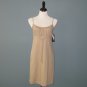 NWT DKNY Beige Cotton Spaghetti Strap Tank Dress - 2