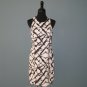 NWT Cynthia Rowley 100% Linen Black & White Abstract Print Tank Dress - 6