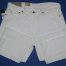 NWT Polo Ralph Lauren White Classic 867 Distressed Denim Jeans 33x32