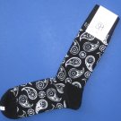NWT Happy Socks Black & Ivory Paisley Cotton Socks NWT Happy Socks Black & Ivory Paisley Cotton Socks