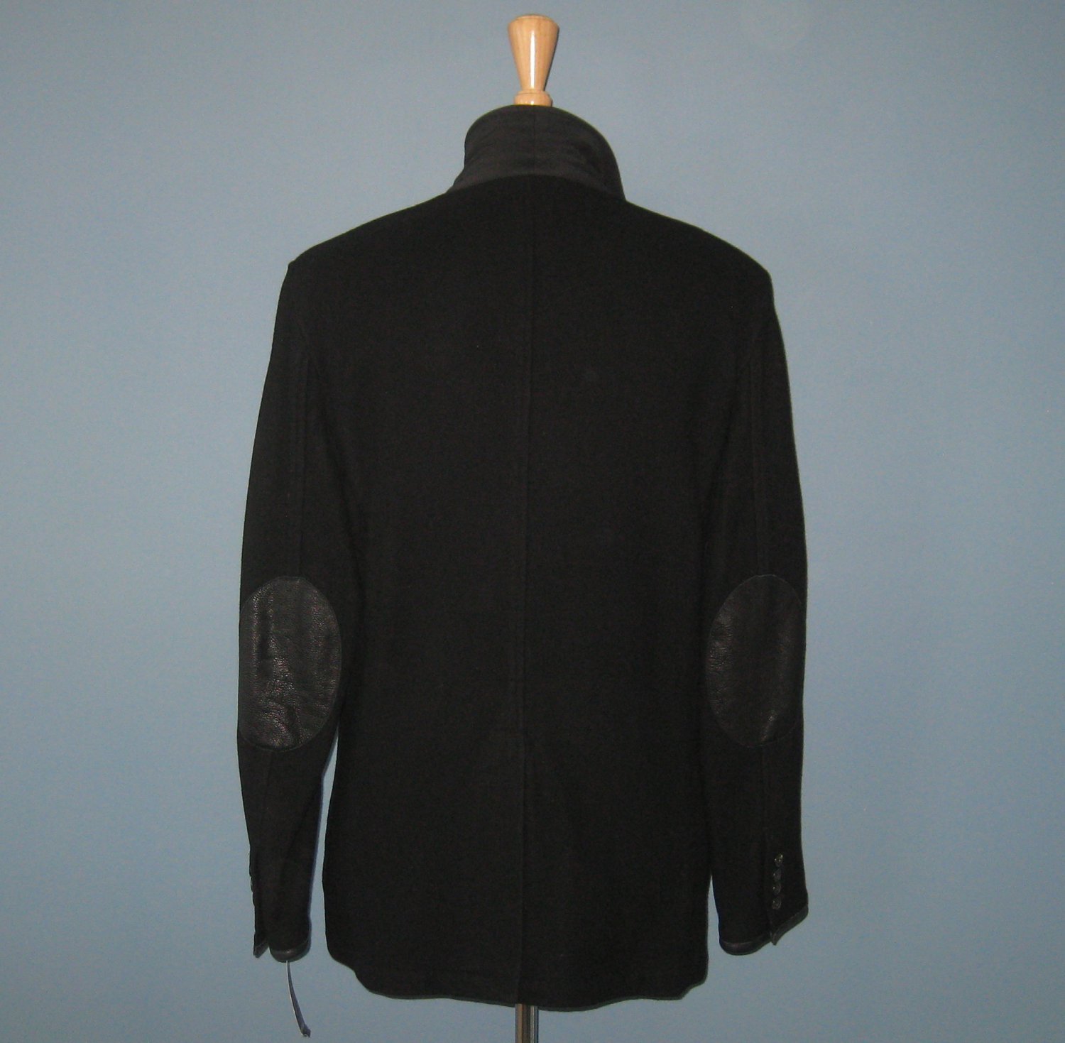 NWT Polo Ralph Lauren Black Wool Flannel Sport Coat Blazer - 40R