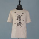 NWT French Connection Gray Die Augen (The Eyes) T-Shirt - XL NWT French Connection Gray Die Augen (The Eyes) T-Shirt - XL