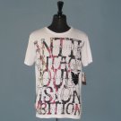 NWT Antik Denim Vintage Soul Vision Ambition White Cotton & Modal T-Shirt - M