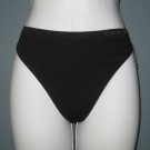 NWT Calvin Klein Second Skin Seamless Ombre Black Thong #D3419 - L