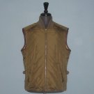 NWT Polo Ralph Lauren Green Leather Trimmed Coat & Quilted Vest - M
