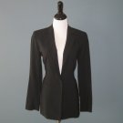 Pre-Owned Emanuel Ungaro 100% Wool Black Classic Fit Blazer Jacket - 2