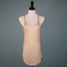 NWT Harvé Benard Copper Metallic Ribbed Tank Top - M
