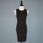 NWT A|X Armani Exchange Black Sleeveless Tank BodyCon Sheath Dress - L