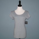 NWT Cynthia Rowley Heathered Grayish Blue Scoop Neck Modal Blend T-Shirt - L NWT Cynthia Rowley Heathered Grayish Blue Scoop Neck Modal Blend T-Shirt - L