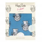 NWT Happy Socks & Andre Limited Edition Blue Mr. A Top Hat Cotton Blend Boxer Brief - XL