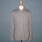 NWT Vilebrequin 100% Cotton Knit Black & White Stripe L/S Button Front Shirt - XL