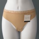 NWT Calvin Klein Beige Seamless Lace Trim Thong #D3517 - M NWT Calvin Klein Beige Seamless Lace Trim Thong #D3517 - M
