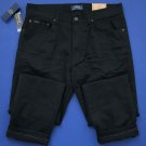 NWT Polo Ralph Lauren Sullivan Slim Black Flannel Lined Jeans 30x30