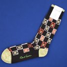 NWT Robert Graham Brown Lantern Print Cotton Blend Dress Socks NWT Robert Graham Brown Lantern Print Cotton Blend Dress Socks