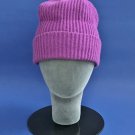 NWT Portolano Purple 100% Cashmere Knit Skull Cap Hat - One Size