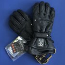 NWT Auclair Black 100% Leather Men's Way Out Ski Gloves - XL