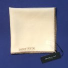 NWT Peter Millar 100% Wool Ivory Handkerchief Pocket Square