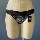 NWT Wacoal Fragile Drama Black & Raindrop Bikini Brief Panty #843250 - S NWT Wacoal Fragile Drama Black & Raindrop Bikini Brief Panty #843250 - S