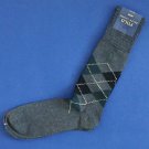NWT Polo Ralph Lauren Cotton Blend Charcoal Gray Argyle Dress Socks NWT Polo Ralph Lauren Cotton Blend Charcoal Gray Argyle Dress Socks