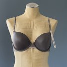 NWT DKNY Gray Super Sleeks Tailored Demi Underwire Bra #453148 - 34C