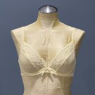NWT Chantelle Yellow Chantilly Glamour Plunge Lace Bra #3031 - 32C