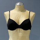 NWT Hanro of Switzerland Black Touch Feeling Underwire Bra #1758 - 34A