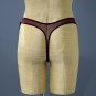 NWT Calvin Klein Black Label Burgundy Thong #F3680 - L