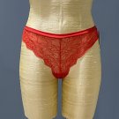 NWT Calvin Klein Red Lace Front Thong #F3363 - L NWT Calvin Klein Red Lace Front Thong #F3363 - L