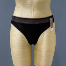 NWT Chantelle Black Galuchat Tanga Panty #2279 - XS