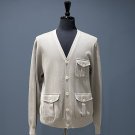 NWT Polo Golf Ralph Lauren Gray Cotton Button Front Cardigan - L NWT Polo Golf Ralph Lauren Gray Cotton Button Front Cardigan - L