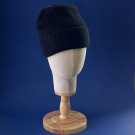 NWT Hickey Freeman 100% Cashmere Black Knit Skull Cap Hat - One Size NWT Hickey Freeman 100% Cashmere Black Knit Skull Cap Hat - One Size