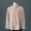 NWT Saks Fifth Avenue 100% Linen Light Pink L/S Shirt - XL NWT Saks Fifth Avenue 100% Linen Light Pink L/S Shirt - XL