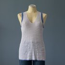 NWT TSE Cashmere Silk Knit Pale Sky Blue V-neck Tank Top Sweater #WJMH9S0 - S NWT TSE Cashmere Silk Knit Pale Sky Blue V-neck Tank Top Sweater #WJMH9S0 - S
