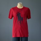 NWT Polo Ralph Lauren Red 100% Cotton Big Polo Pony Graphic Tee T-shirt Top - S