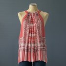 NWT Kobi Halperin 100% Silk Coral Rose 'Torin Halter' Tunic Top Blouse - L NWT Kobi Halperin 100% Silk Coral Rose 'Torin Halter' Tunic Top Blouse - L