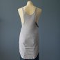 NWT Harvé Benard Silver Metallic Ribbed Tank Top - M