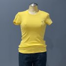 NWT Ralph Lauren Sport Oasis Yellow Cotton Crew Neck S/S Tee Shirt T-shirt Top - S NWT Ralph Lauren Sport Oasis Yellow Cotton Crew Neck S/S Tee Shirt T-shirt Top - S