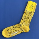 NWT Happy Socks Yellow Smiley Face Combed Cotton Knit Socks NWT Happy Socks Yellow Smiley Face Combed Cotton Knit Socks