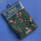 NWT Polo Ralph Lauren Dark Green Coffee & Robe Bear Print Cotton Boxer Shorts - XL NWT Polo Ralph Lauren Dark Green Coffee & Robe Bear Print Cotton Boxer Shorts - XL